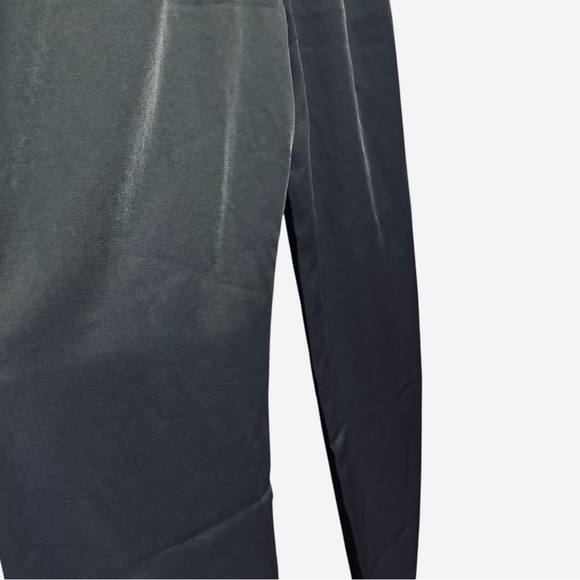 Halara High Waist Black Wide Leg Pleated Trousers Chic Elegance Stretch M - Picture 4 of 7